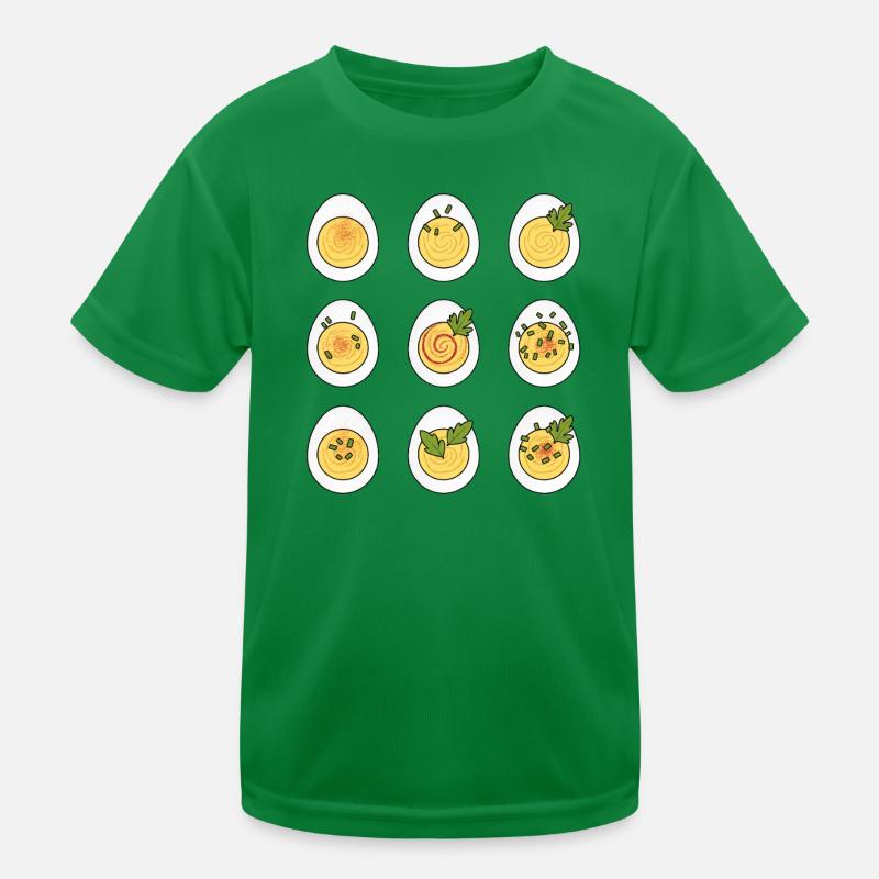 Russian Eggs Kids Functional T-Shirt