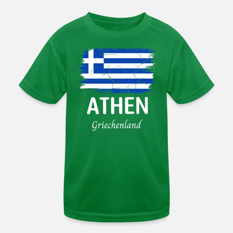 Athen Kinder Funktions-T-Shirt