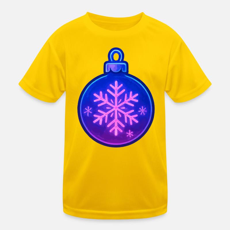 Weihnachtskugel Ornament Kinder Funktions-T-Shirt