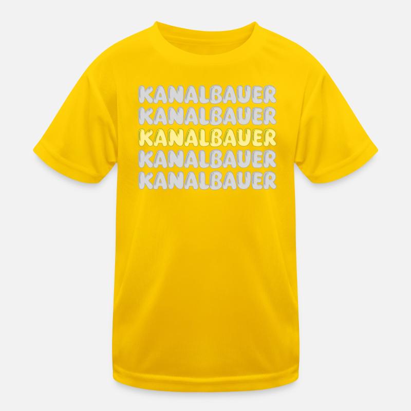 Gift for sewer builder Kids Functional T-Shirt