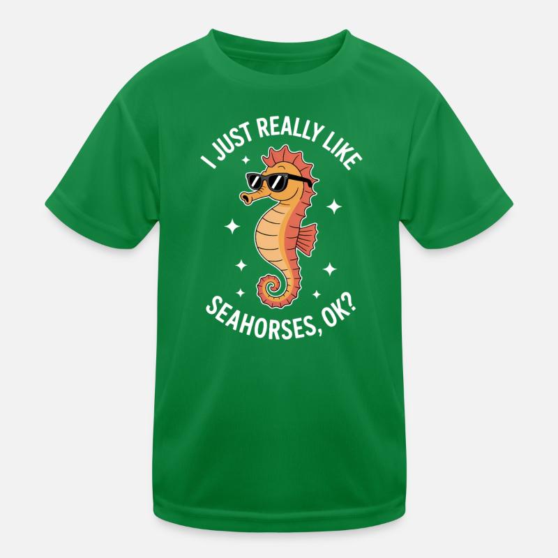 Hippocampe qui dit un drôle d’hippocampe Cadeau T-shirt sport Enfant