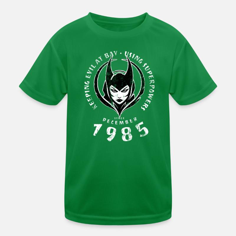 40. Geburtstag Using Superpowers Since 12/1985 Kinder Funktions-T-Shirt