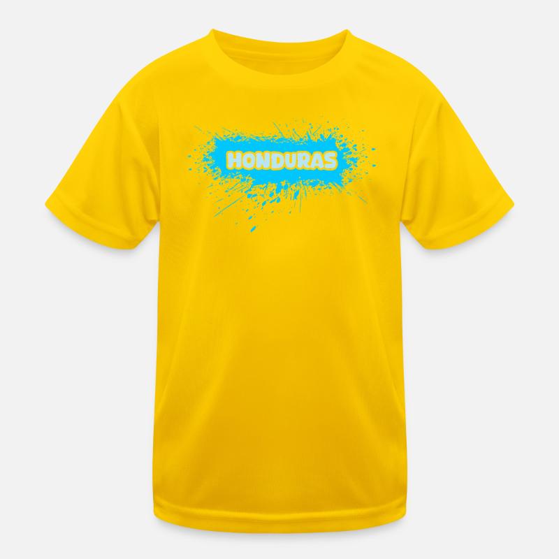 Honduras as a sun Kids Functional T-Shirt
