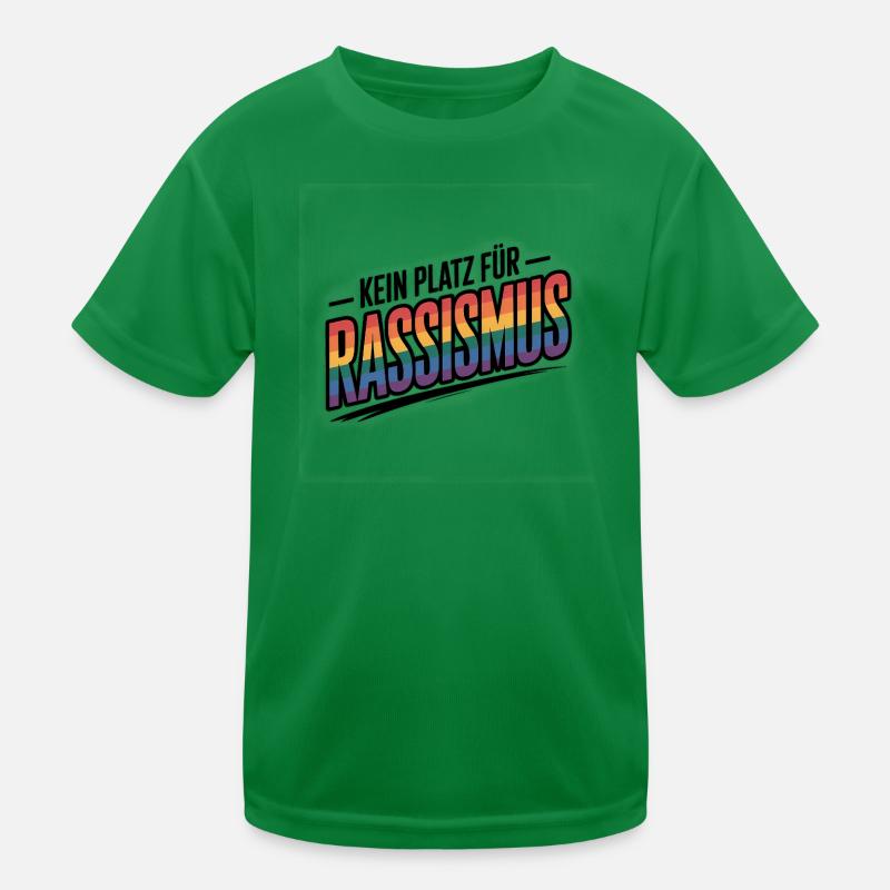 Pas de place pour le racisme - Logo Cool Pride T-shirt sport Enfant