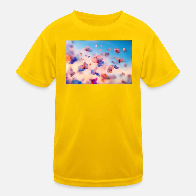 Des fleurs fluides en pastel T-shirt sport Enfant