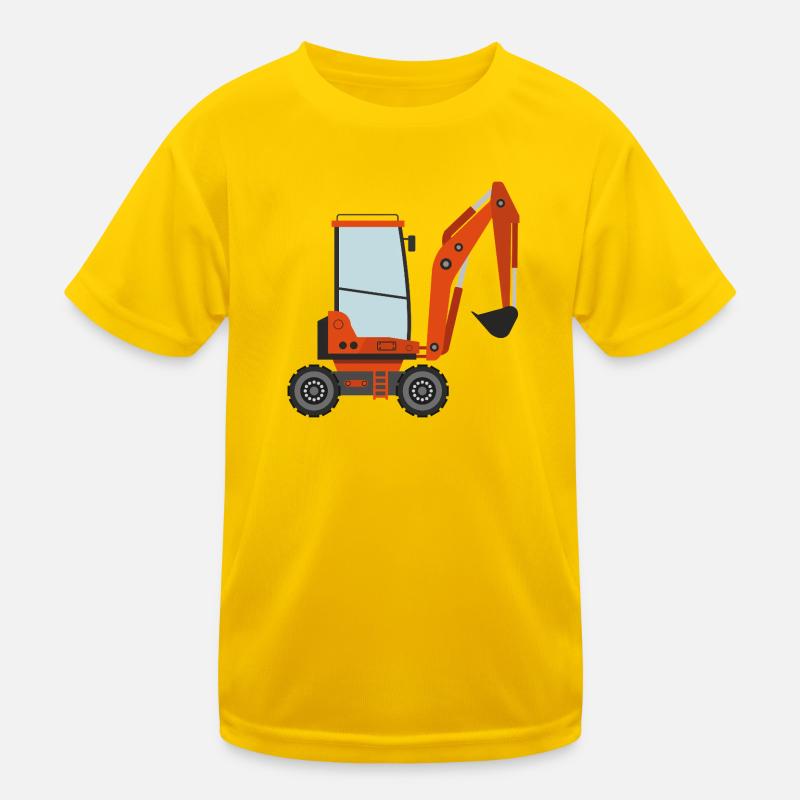 Bagger Kinder Funktions-T-Shirt