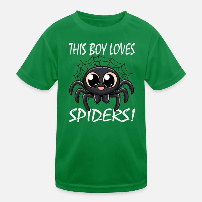Ce garçon adore les araignées T-shirt sport Enfant