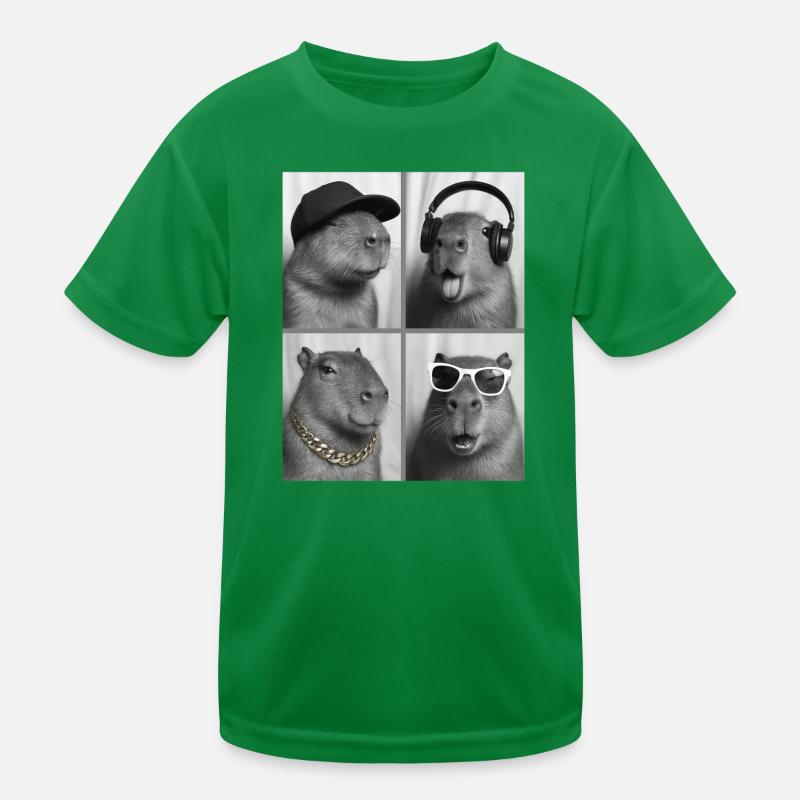 Capybara Kinder Funktions-T-Shirt