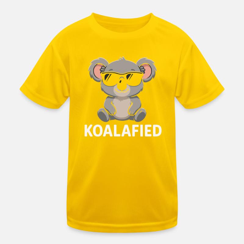 Koala mit Sonnenbrille Kinder Funktions-T-Shirt