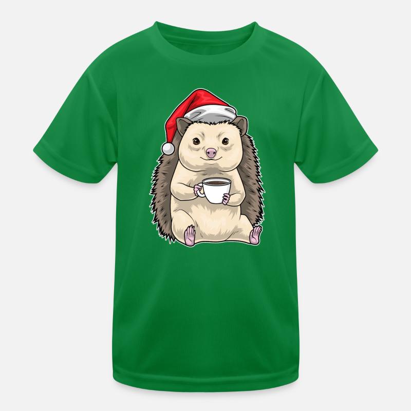 Café de Noël Hérisson T-shirt sport Enfant