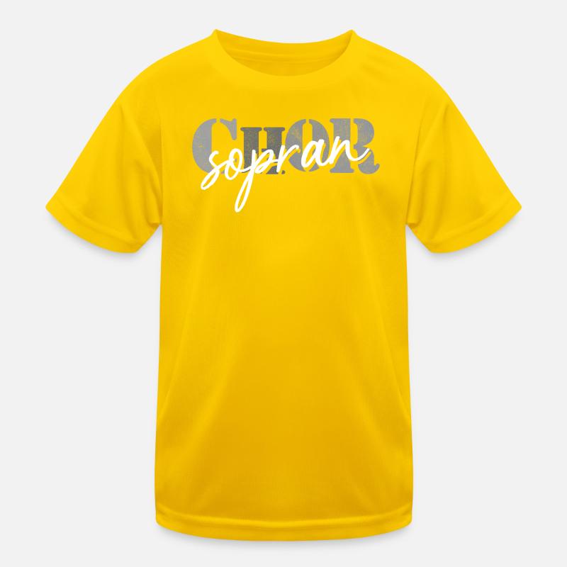 Choir Soprano Kids Functional T-Shirt