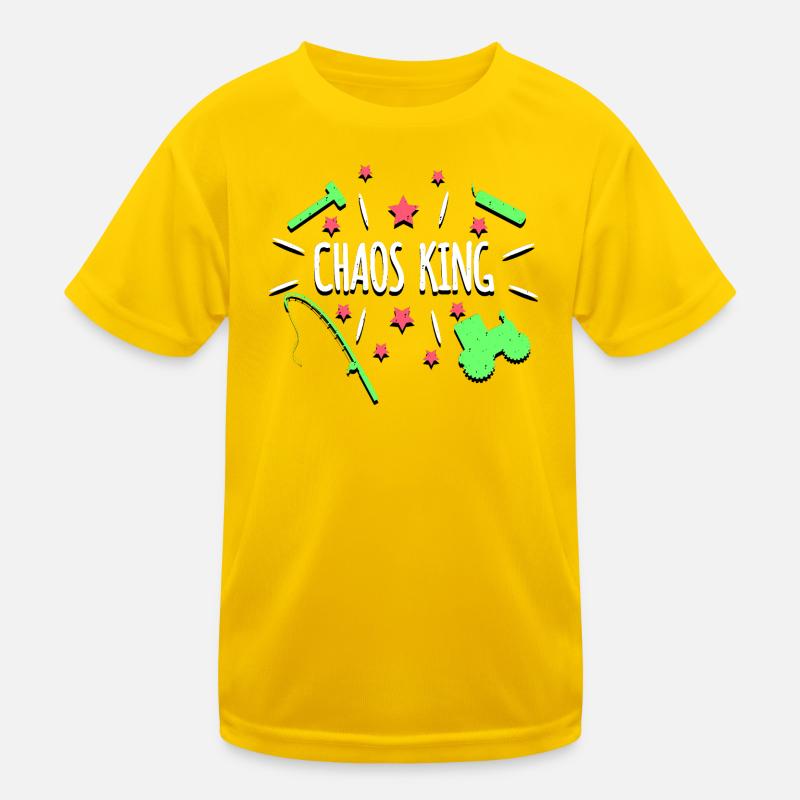 Chaos King Kids Functional T-Shirt