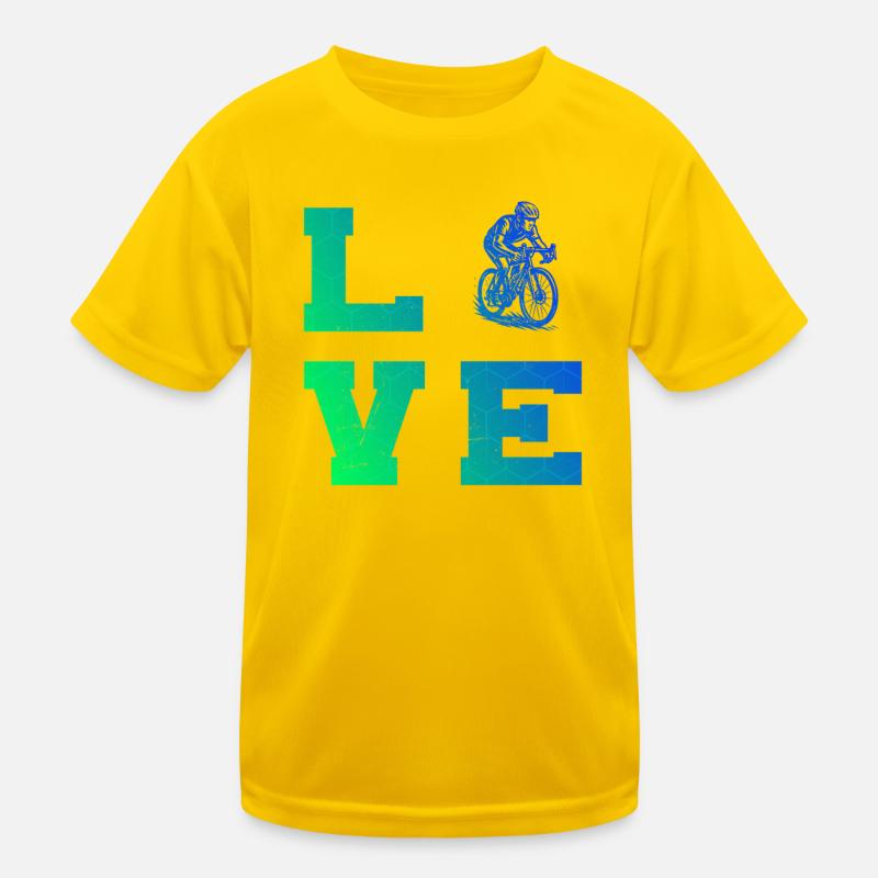 Message clair sur le vélo de route T-shirt sport Enfant
