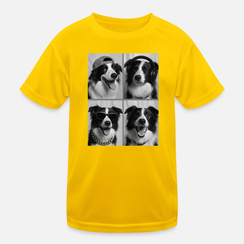 Border Collie T-shirt sport Enfant