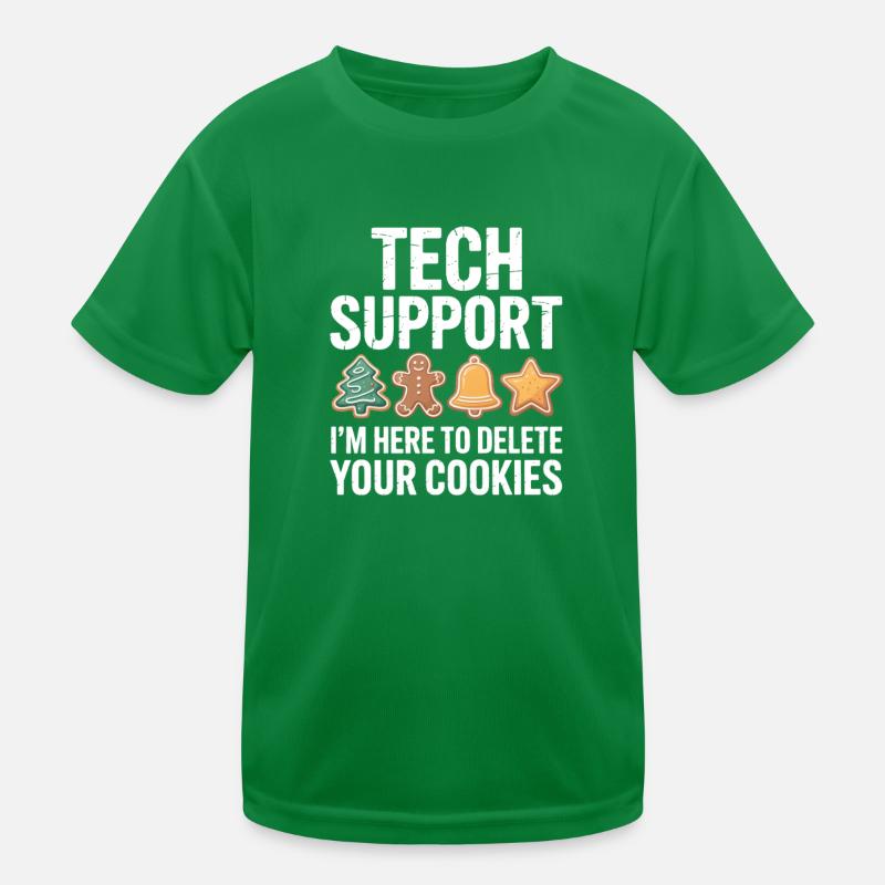 Tech Support Cookie Cleanup Kids Functional T-Shirt