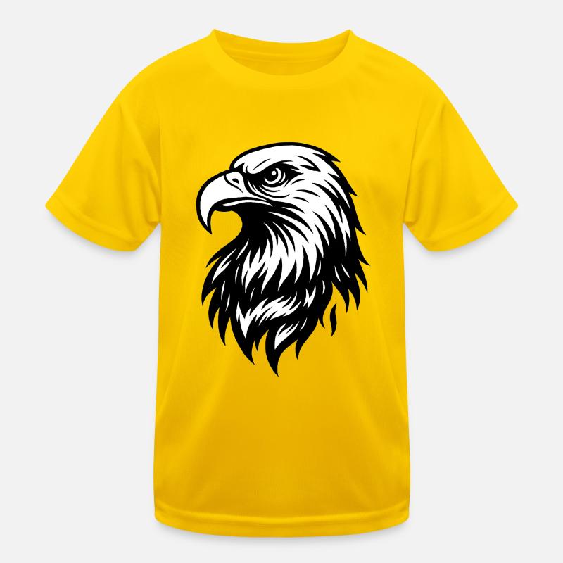 Imperial Eagle Line Style Kids Functional T-Shirt