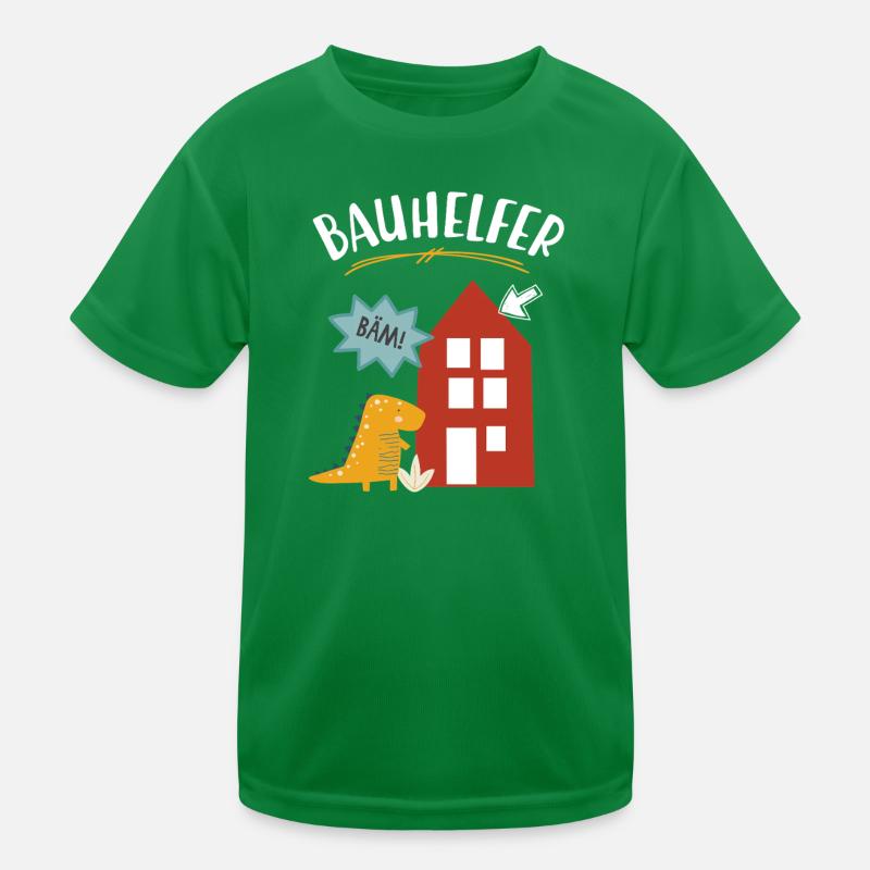 Ouvriers du bâtiment Maisons Artisans de la construction T-shirt sport Enfant