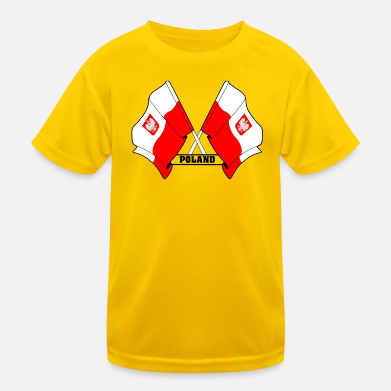 Les drapeaux de la Pologne T-shirt sport Enfant