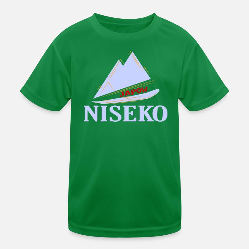 Ski, Snowboard, Niseko T-shirt sport Enfant