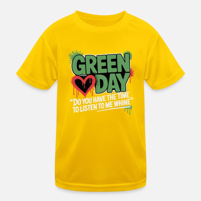 Emerald Heart Splash Tee Kids Functional T-Shirt