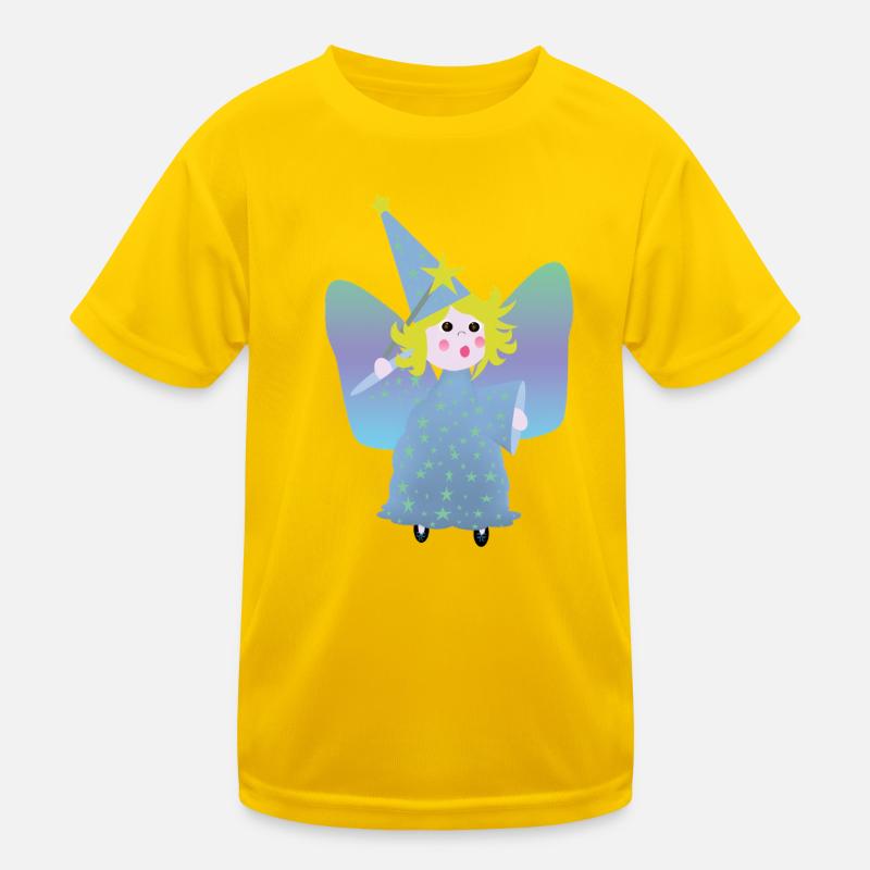 Kleiner Feenzauberer mit den Sternen Kinder Funktions-T-Shirt