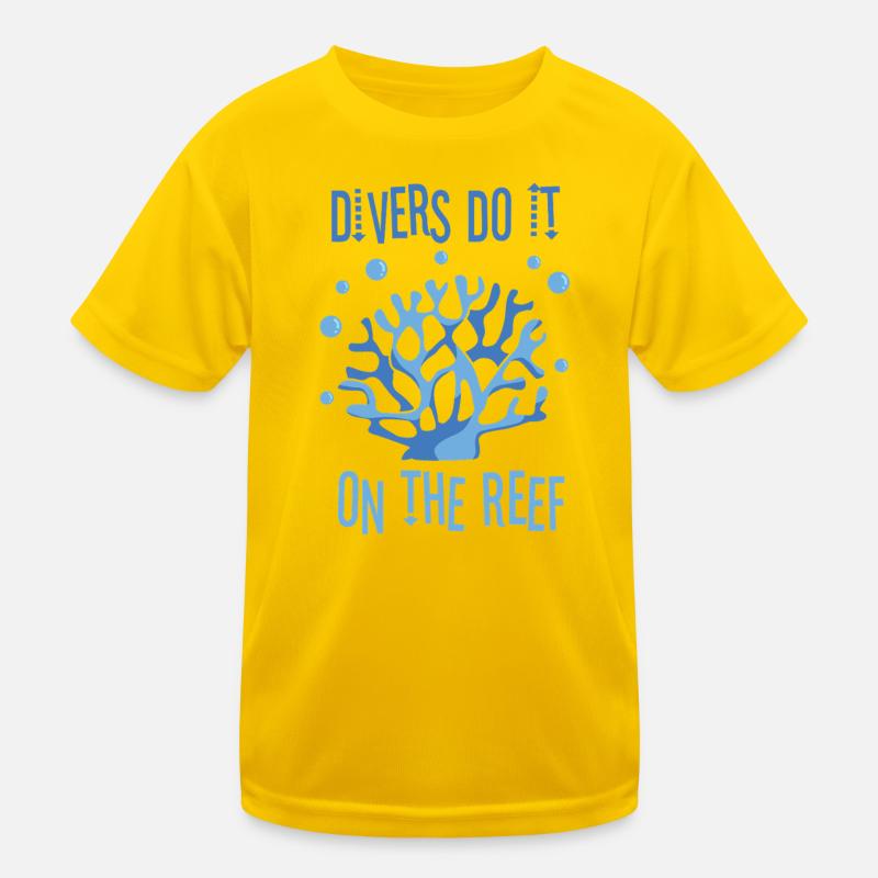 Diving Diver Snorkeling Recreational Diver Kids Functional T-Shirt