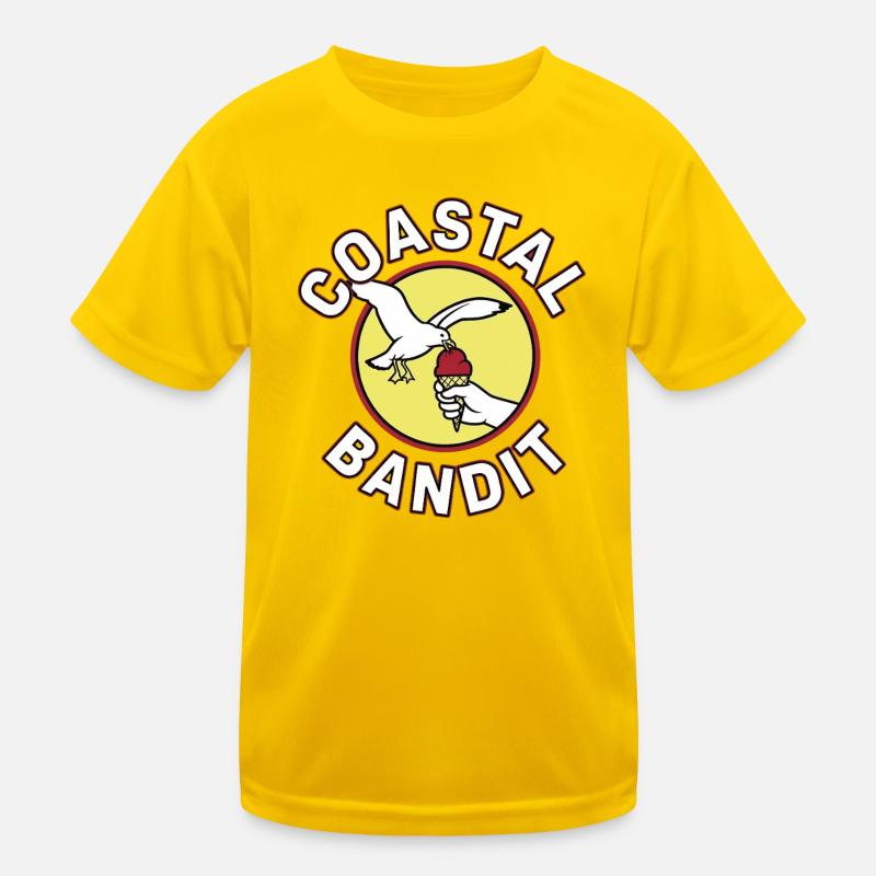 Mouette bandit côtière vole la glace T-shirt sport Enfant