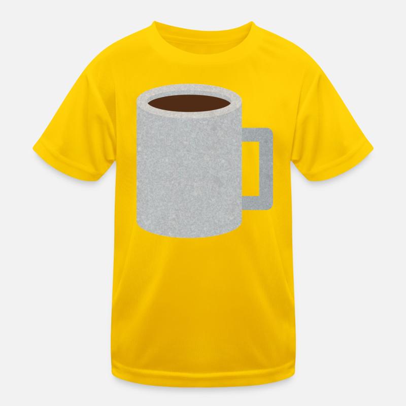 Stone Speckle Coffee Mug Kids Functional T-Shirt