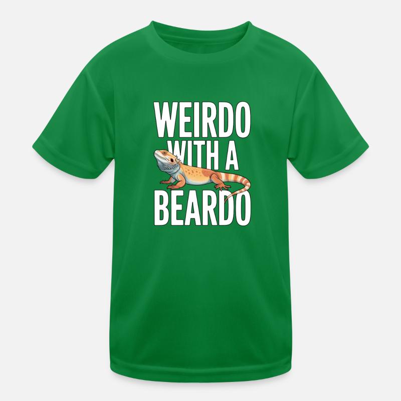 Weirdo mit Bartkind Kinder Funktions-T-Shirt