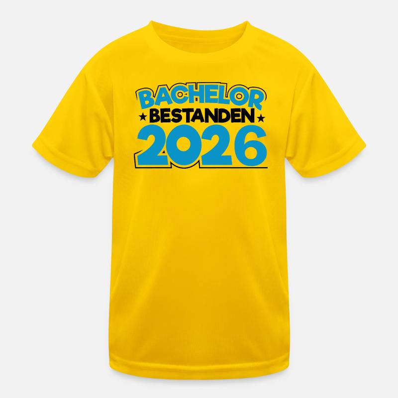 Bachelor 2026 Graduation Graduation Kids Functional T-Shirt