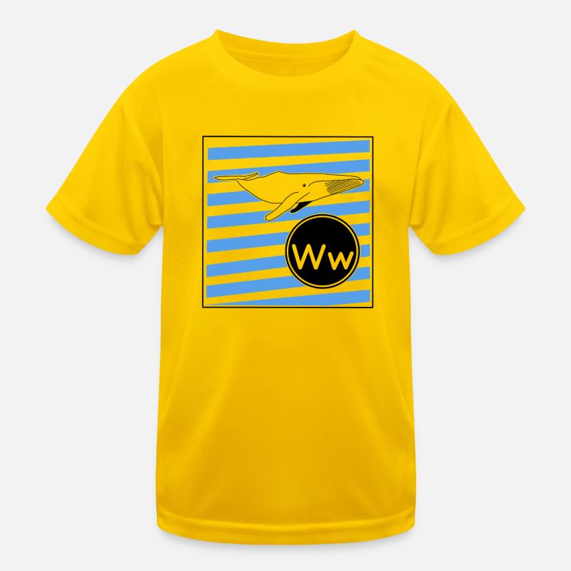 W wie Wal Kinder Funktions-T-Shirt