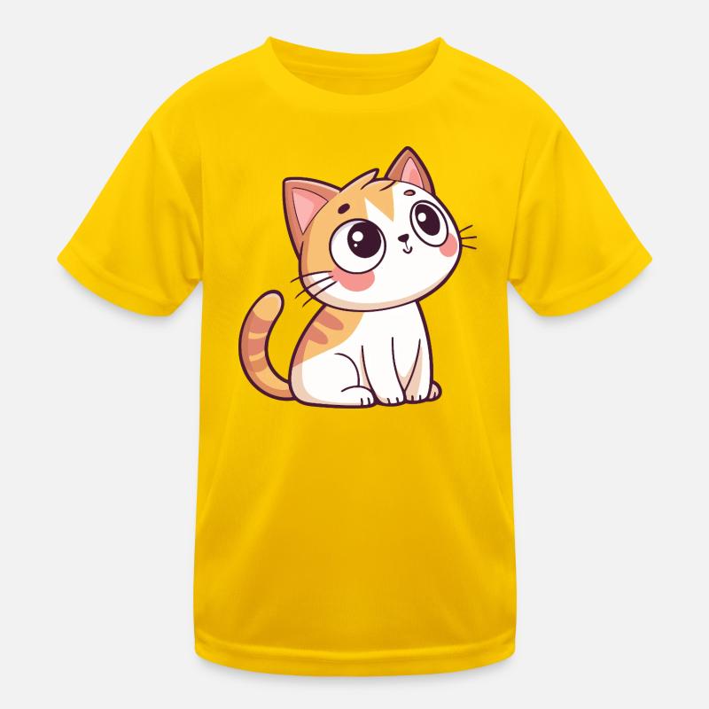 Curious Kitten Kids Functional T-Shirt