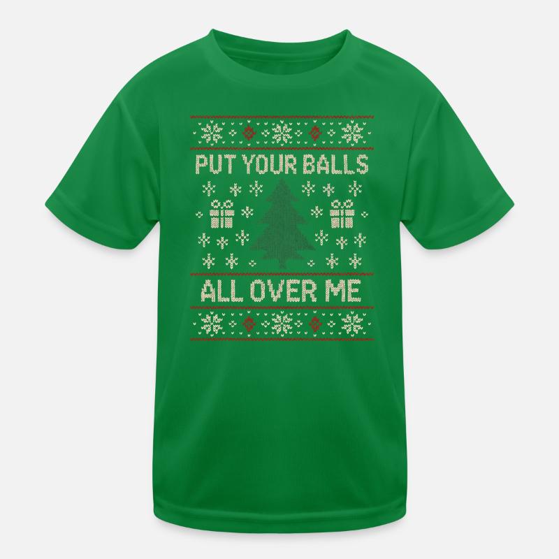 Pose tes couilles sur moi – W inapproprié T-shirt sport Enfant