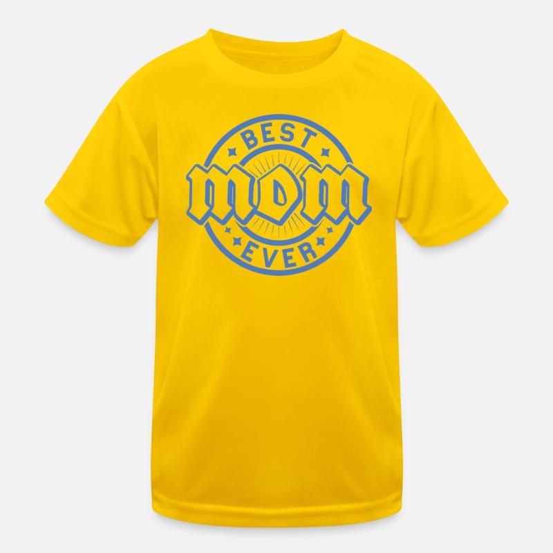 Das beste blaue Abzeichen-Design aller Zeiten Kinder Funktions-T-Shirt