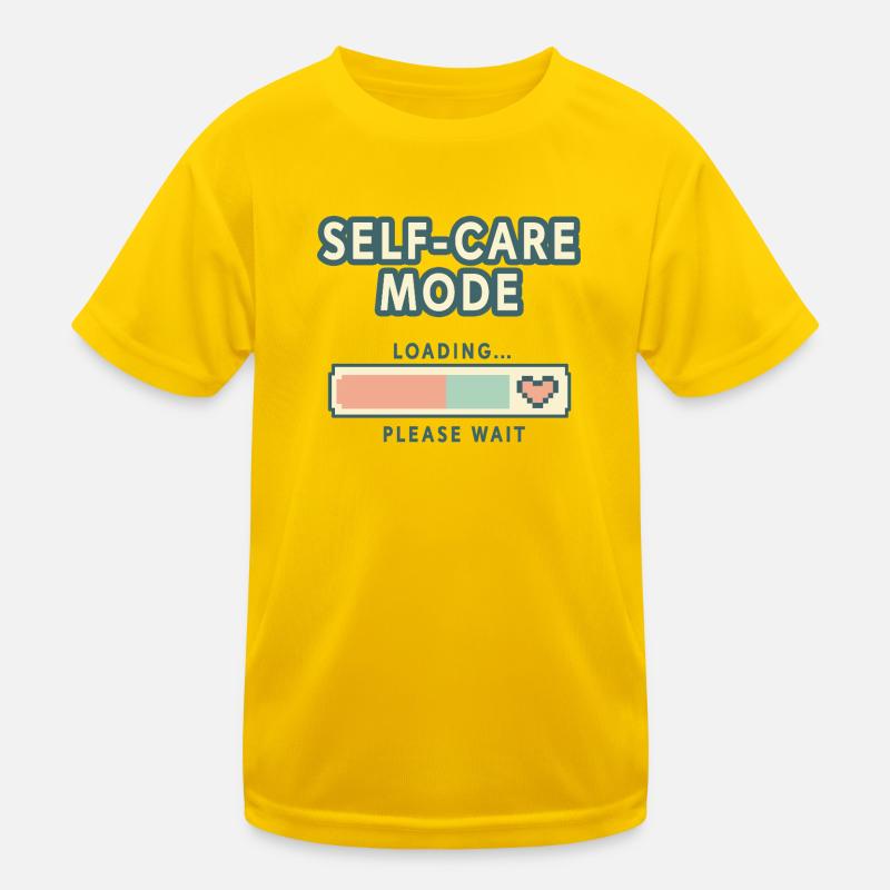 Self-Care Mode Loading - Retro Pixel Edition Kinder Funktions-T-Shirt