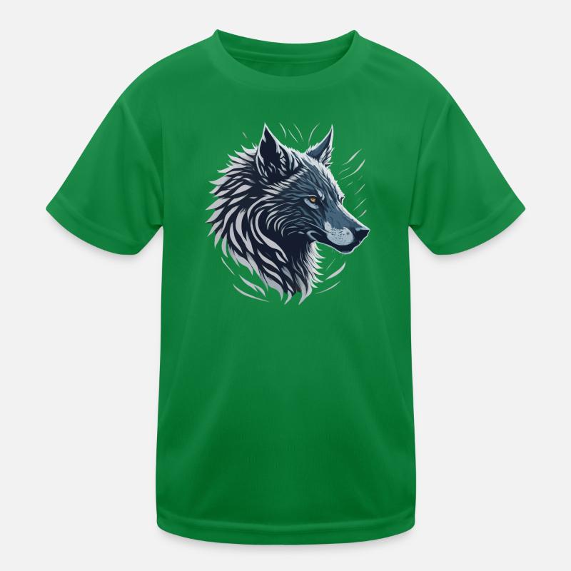 Blue Wolf Kinder Funktions-T-Shirt
