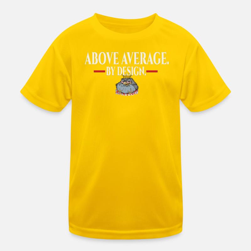 Above - Kids Functional T-Shirt - egg yellow