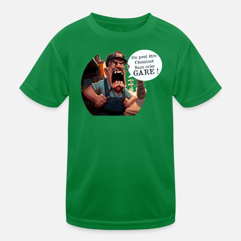 YOU CAN BE A RAILWAY WORKER WITHOUT WARNING! (train) Kids Functional T-Shirt