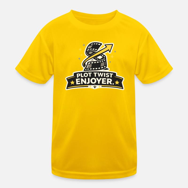 Plot Twist Enjoyer Kinder Funktions-T-Shirt