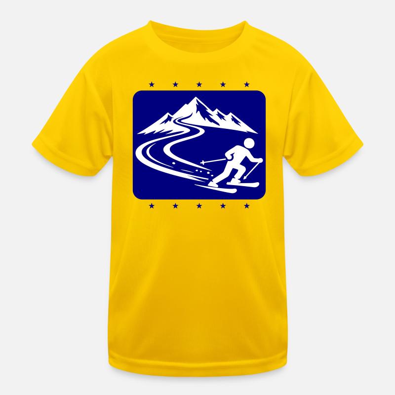 Montagnes de ski T-shirt sport Enfant