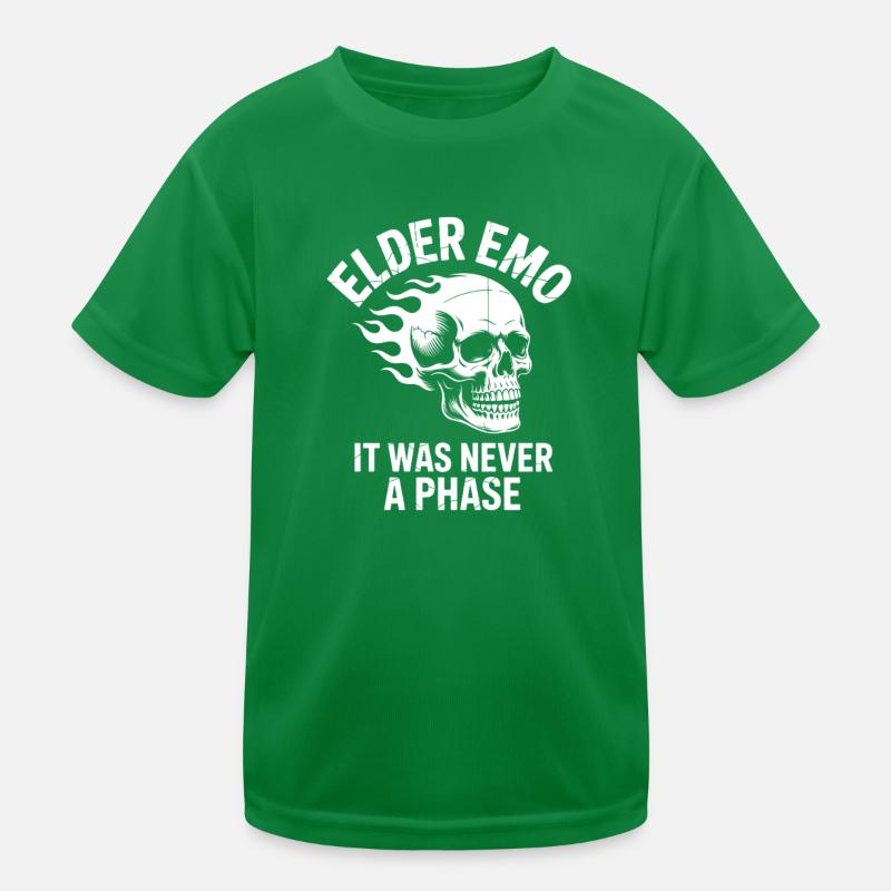 Elder Emo: It Was Never a Phase Kids Functional T-Shirt
