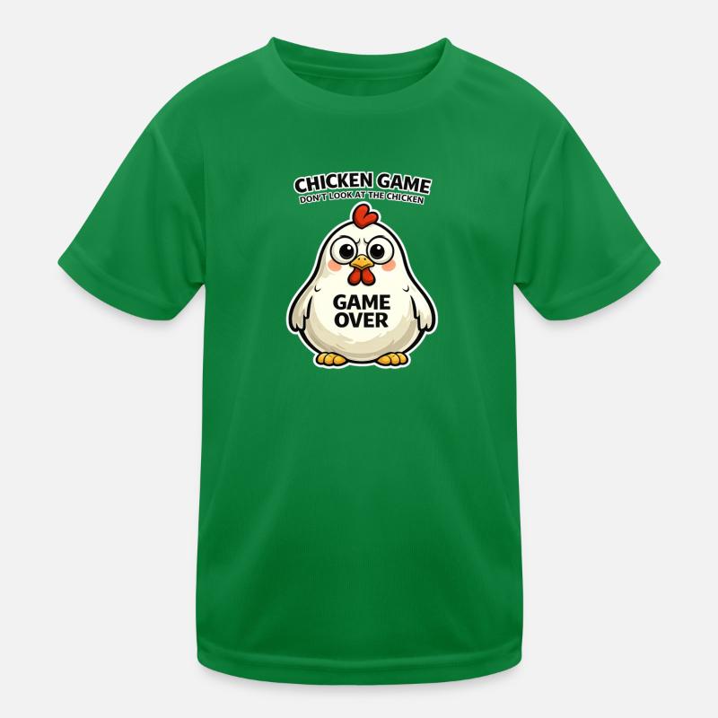 Huhn GameOver Meme Kinder Funktions-T-Shirt