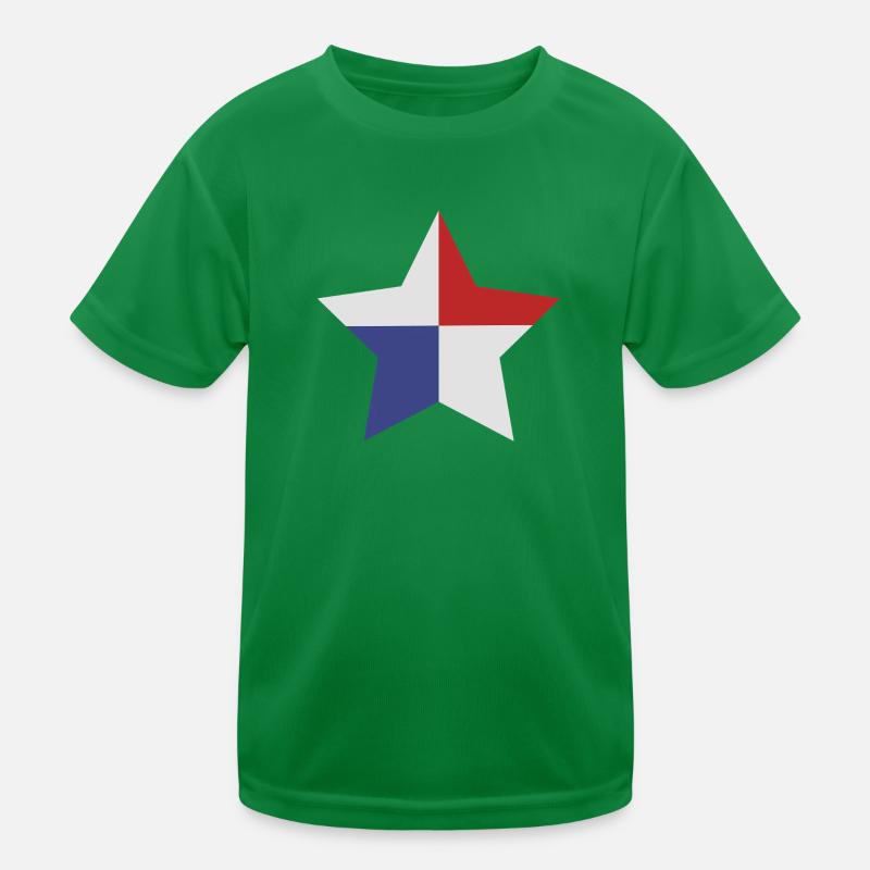 Drapeau en forme d’étoile du Panama T-shirt sport Enfant