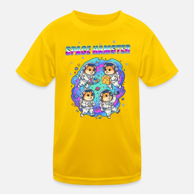Space Hamster T-shirt sport Enfant