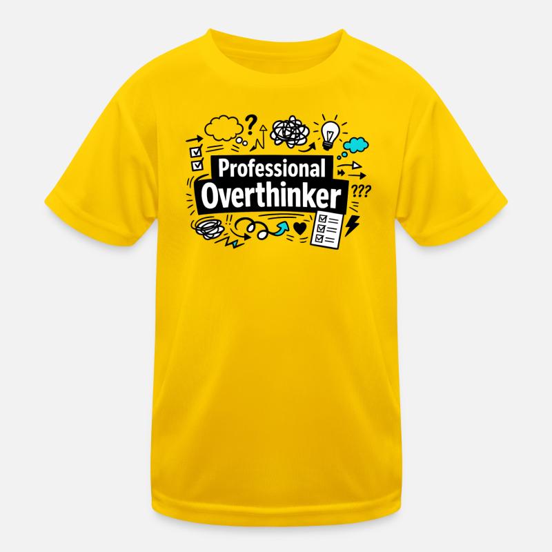 professional overthinker Kids Functional T-Shirt