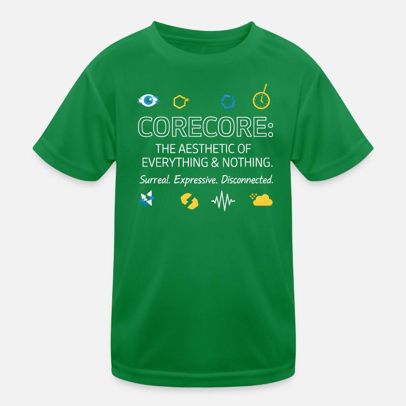 Corecore : L’esthétique de tout Collage T-shirt sport Enfant