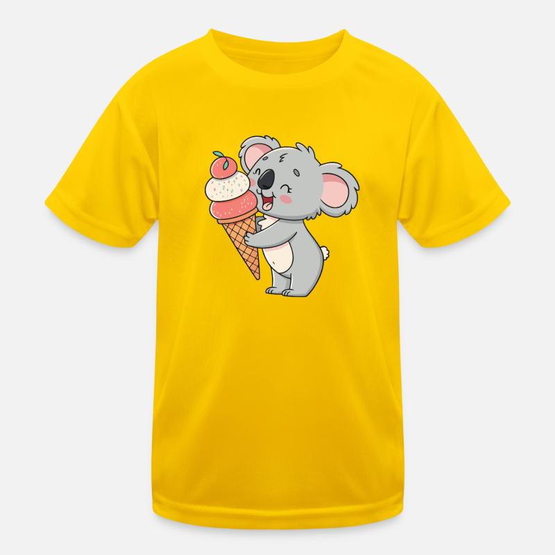 Koala gourmand et cornet de glace T-shirt sport Enfant