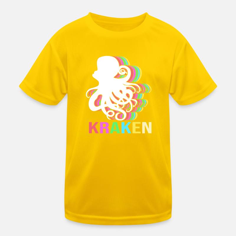 Octopus Octopus Octopus Octopus Octopus Kids Functional T-Shirt