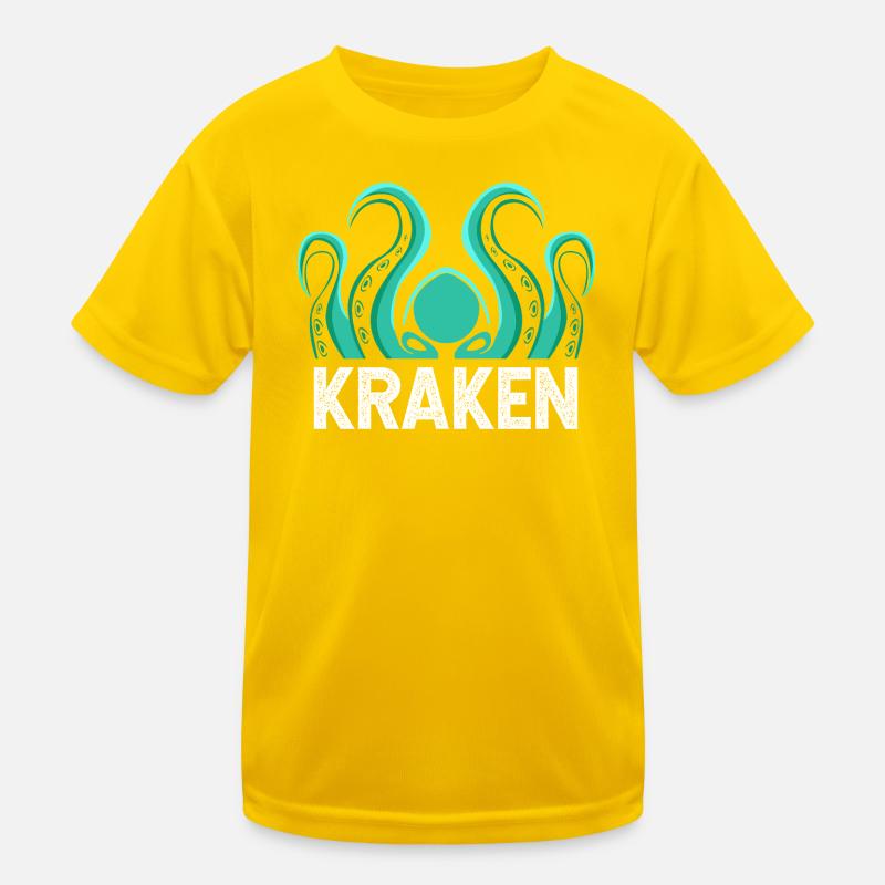 Octopus Octopus Octopus Octopus Octopus Kids Functional T-Shirt