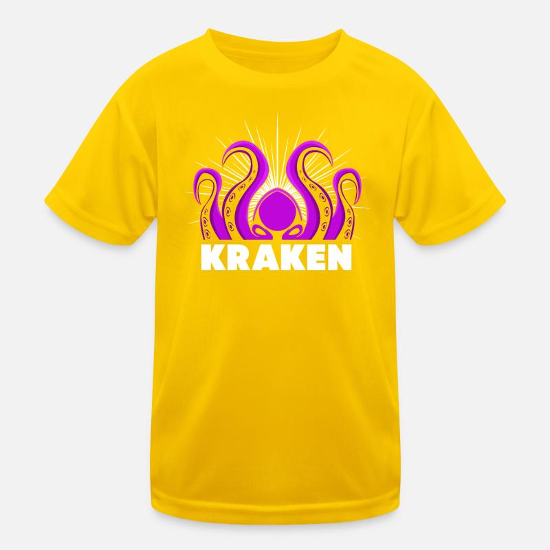 Octopus Octopus Octopus Octopus Octopus Kids Functional T-Shirt